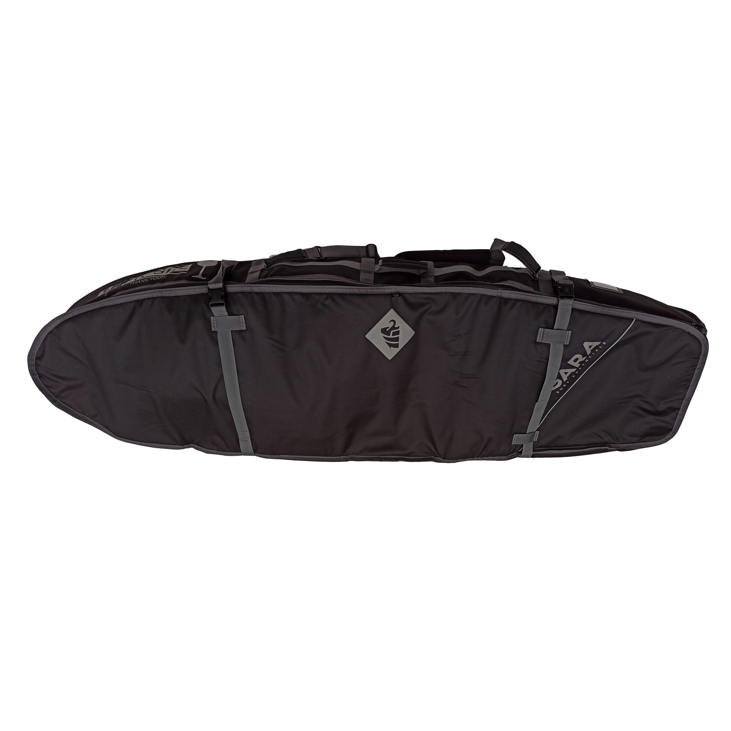 DB Surf Bag Single Board Mid-length Boardbag-Black Out — REAL Watersports
